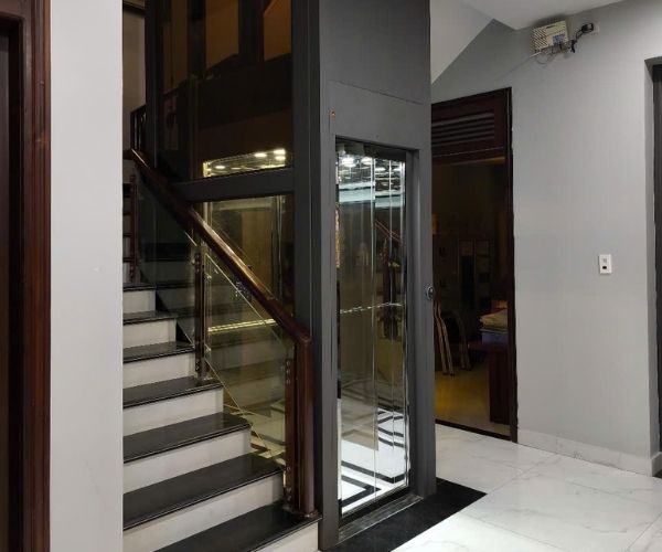 Thang máy thủy lực cho nhà 4 đến 5 tầng