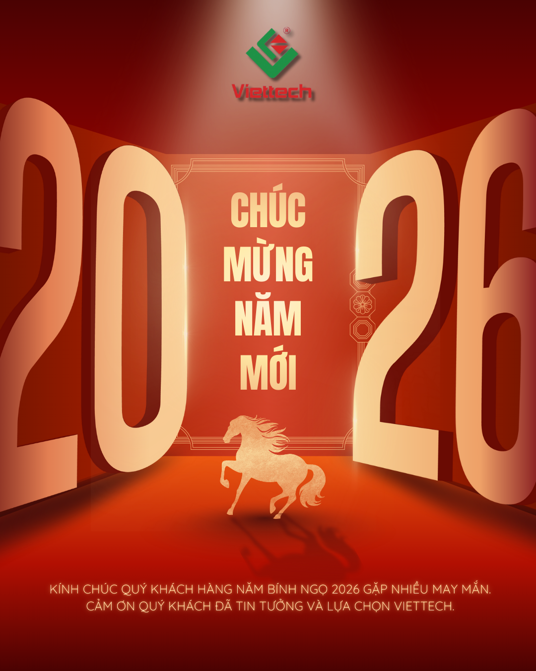 Lịch nghỉ Tết Dương lịch 2026 của Viettech