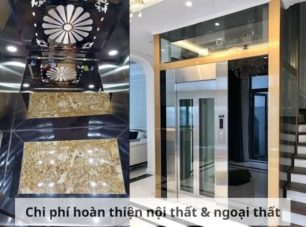 Chi phí hoàn thiện nội thất & ngoại thất