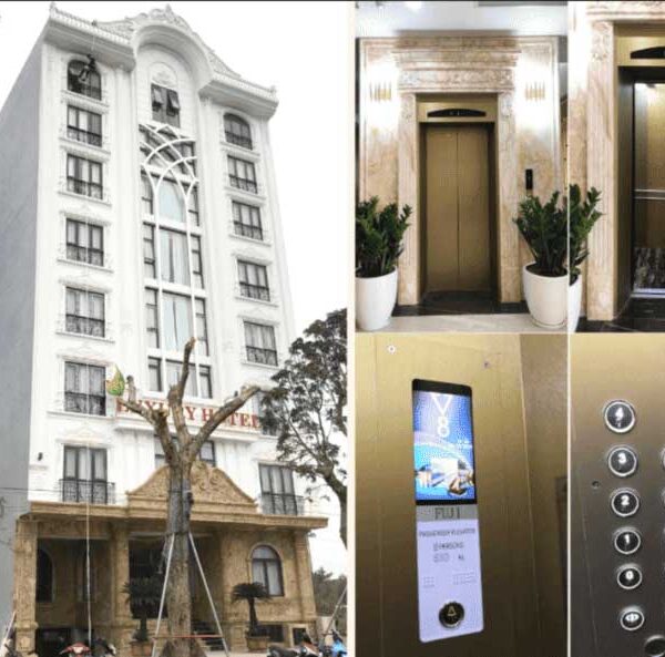 Thang máy nhập khẩu Fuji được lắp đặt tại khách sạn