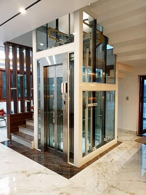 Kích thước thang máy gia đình tải trọng 450kg