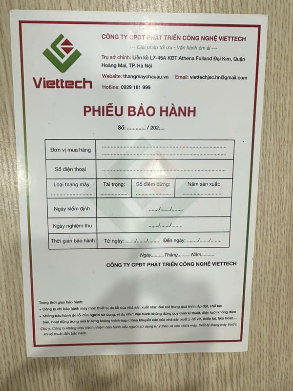 Xem xét kỹ chính sách bảo hành và bảo trì
