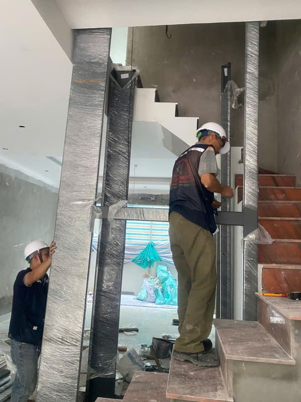 Thi công linh hoạt, dễ lắp đặt ở nhiều vị trí
