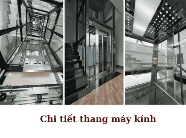 Cấu tạo của thang máy lồng kính thông thường
