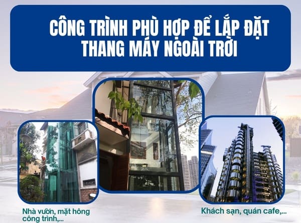 Khi nào nên chọn thang máy kính ngoài trời?