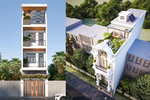 Đặc trưng nổi bật của nhà ống, nhà phố