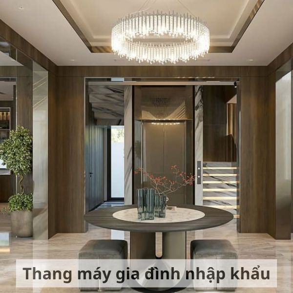 Thang máy gia đình nhập khẩu nguyên chiếc