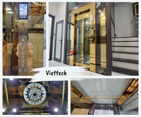 Những thông tin chi tiết về thang máy đã được lắp đặt tại nhà chị Tâm