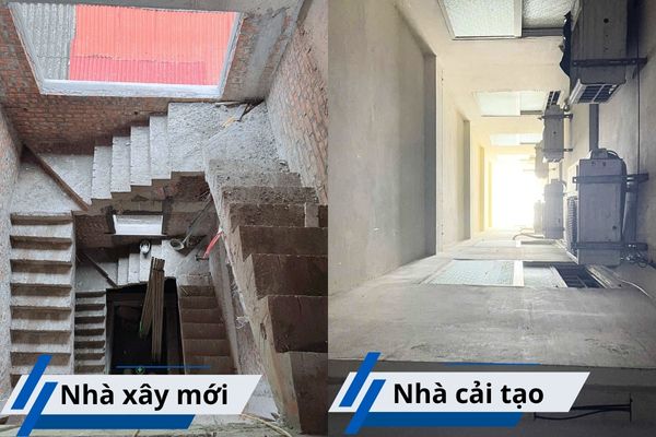 Tình trạng công trình: Xây mới hay cải tạo