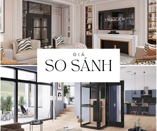 So sánh giữa giá các loại thang