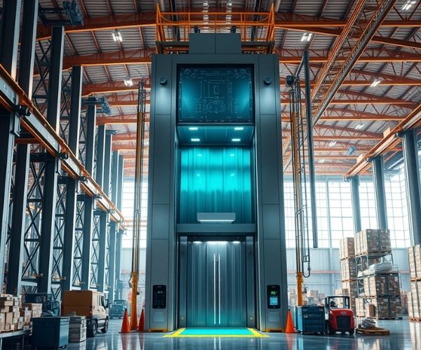 Thang máy tải hàng 2000kg thường được ứng dụng trong nhà máy công nghiệp