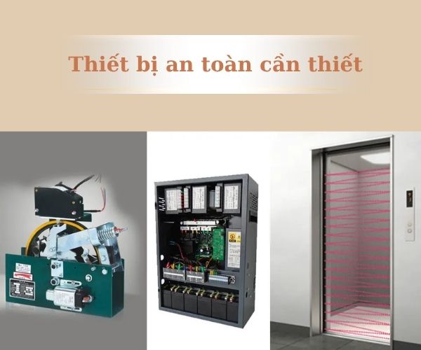 Thiết bị an toàn cần có trong thang máy