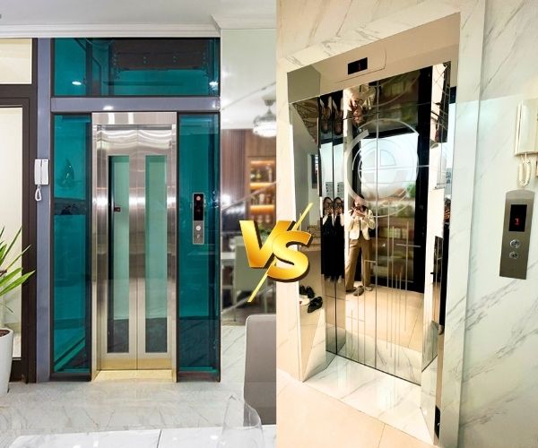 So sánh các mẫu thang máy nổi bật nhất hiện nay