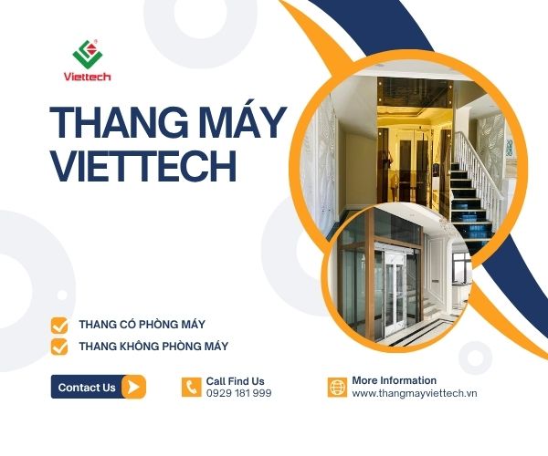 Giới thiệu về thang có phòng máy và không phòng máy