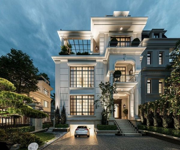 Nhà ở, biệt thự thường sử dụng thang có phòng máy
