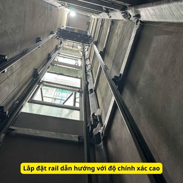 Lắp đặt rail dẫn hướng với độ chính xác cao