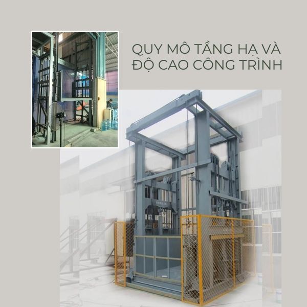 Quy mô tầng hạ và độ cao công trình