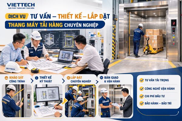 Lý do Cần Chọn Đơn Vị Cung Cấp Thang Máy Tải Hàng Chính Hãng?